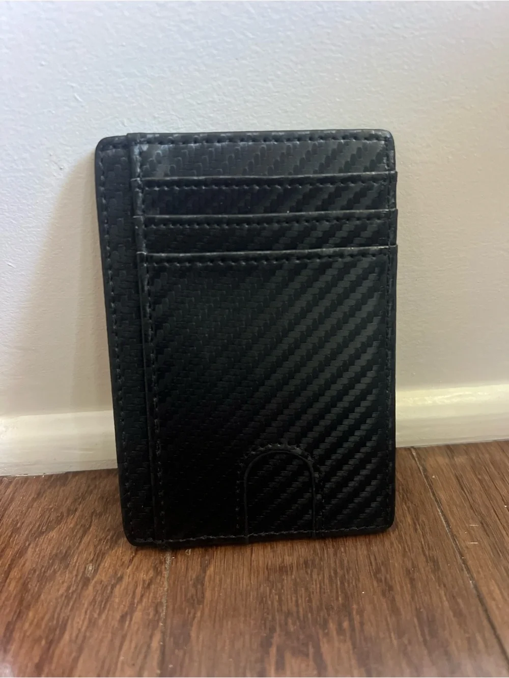 Toughergun RFID Blocking Slim Wallet Carbon Fiber Black NWT